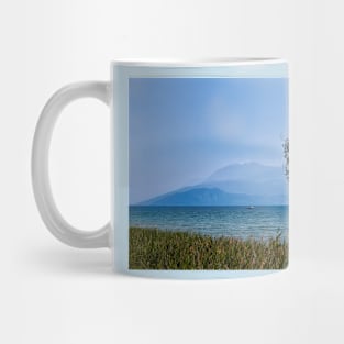 Lake Garda in blue and green Mug